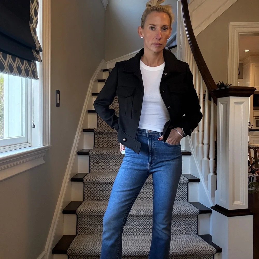 Tory Burch Wool bomber jacket - Picture 2 of 3